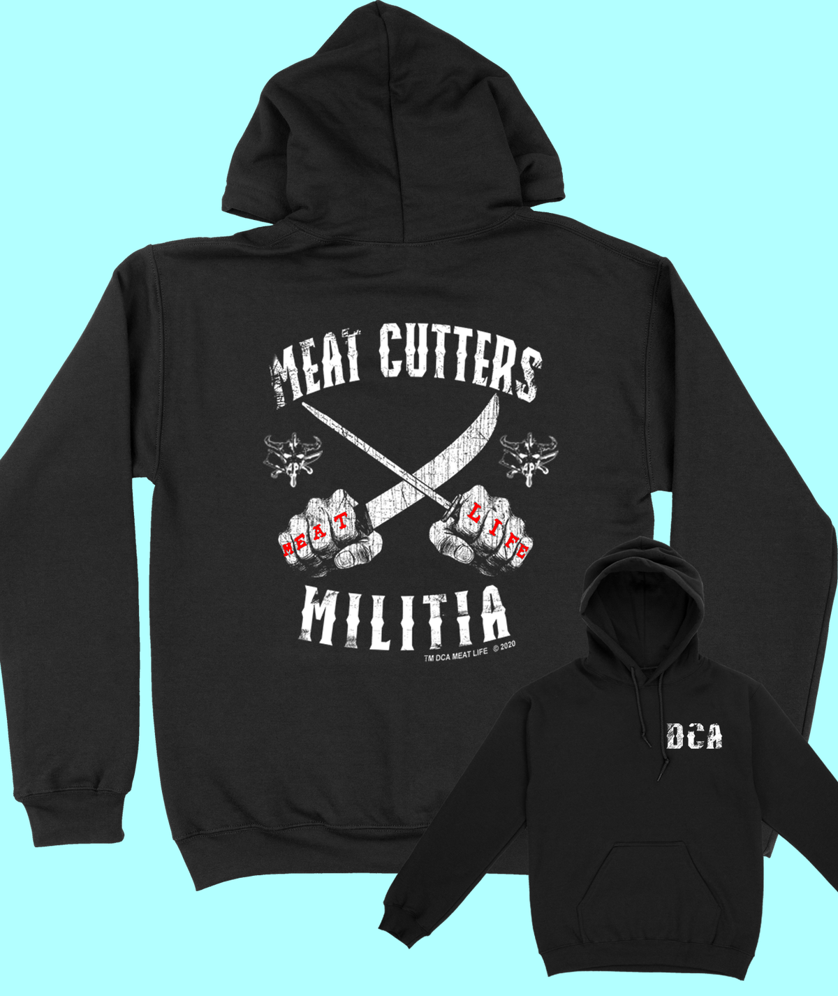 DCA Meat Cutter Militia Hoodie