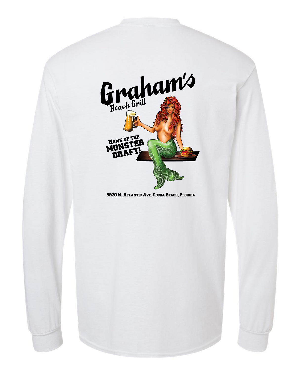 Graham's Mermaid Long Sleeve Cotton Tee