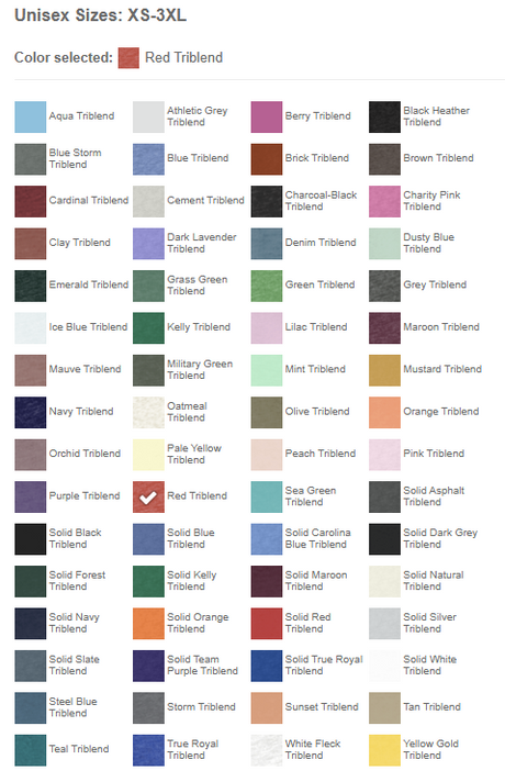 Bella+Canvas 3413 Triblend Tee