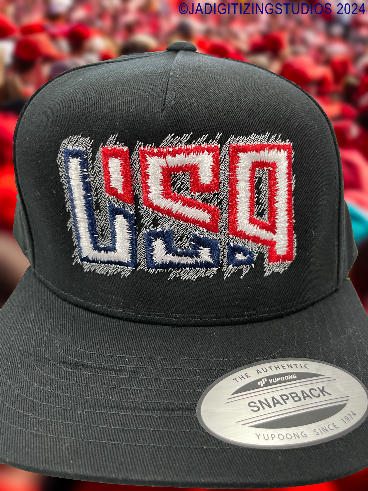 3D Puff USA Hat