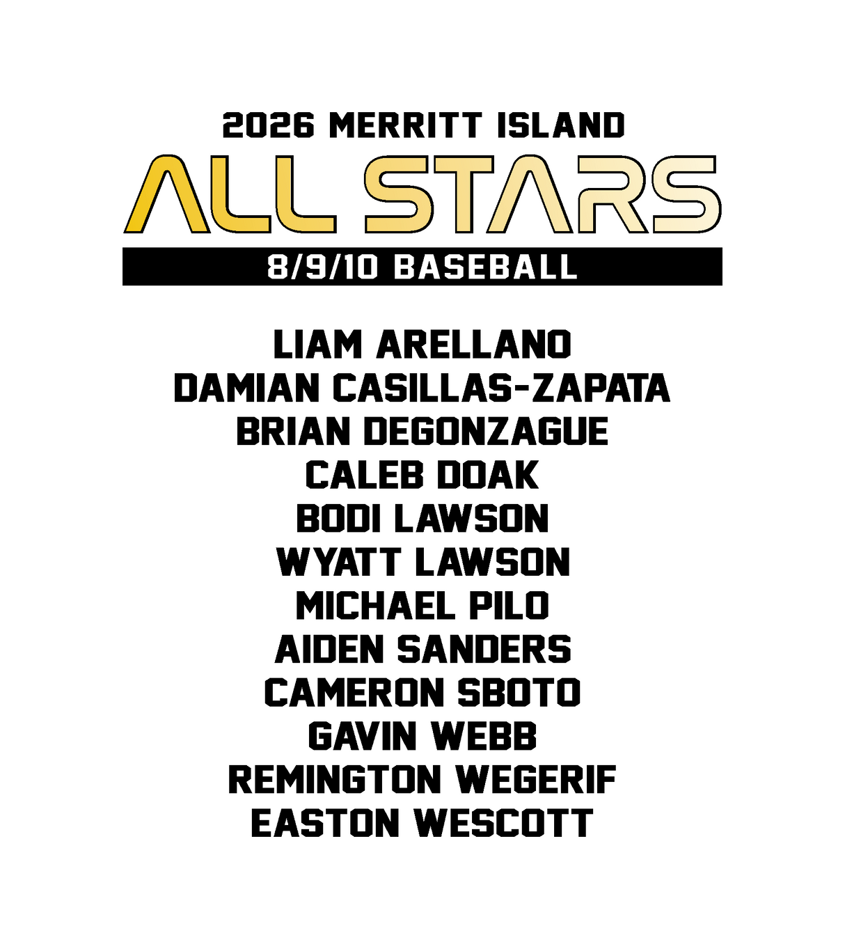 2026 All-Stars - Cotton Tee