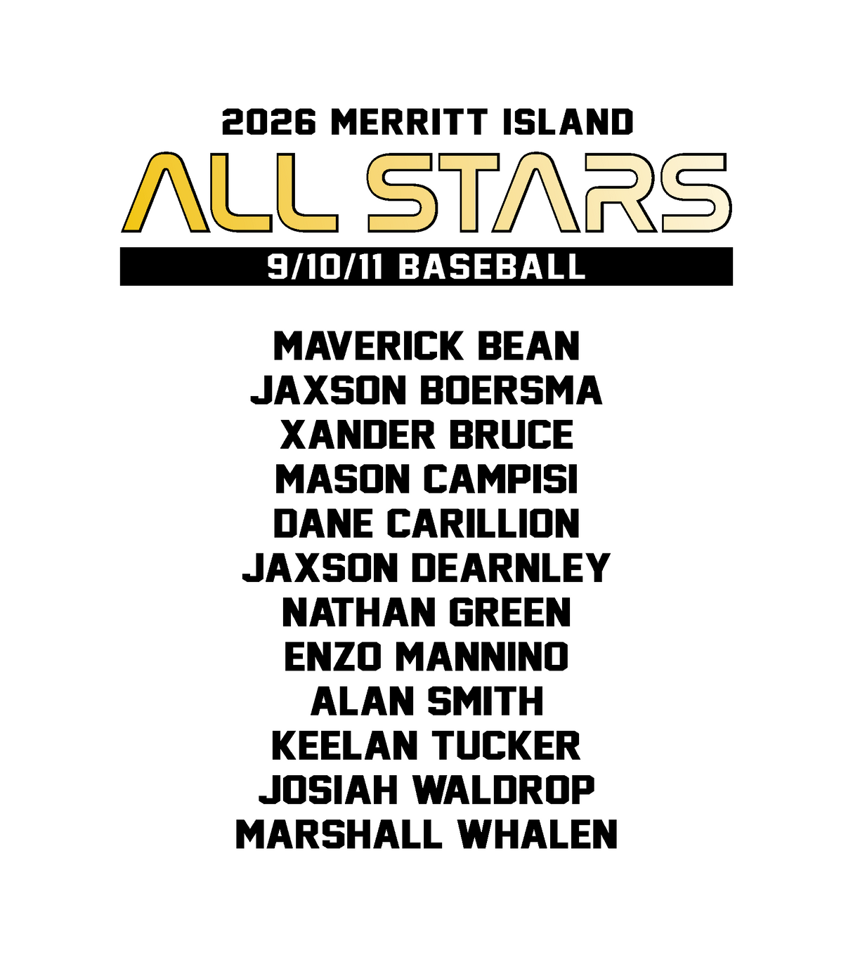 2026 All-Stars - Cotton Tee