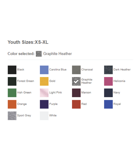 Gildan 18500B Heavy Blend Youth Hooded Sweatshirt