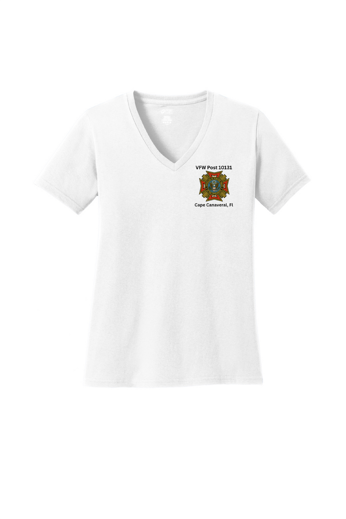 VFW 50 Anniversary Ladies Vneck Tee
