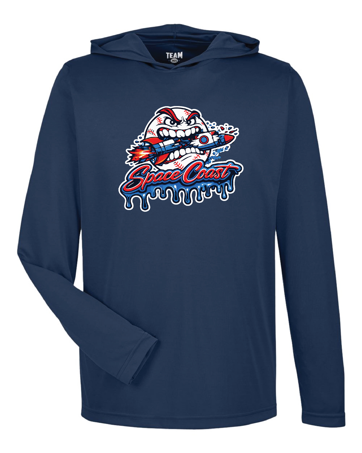 Rocket Ball Tee — Long Sleeve DRI-Fit Hoodie