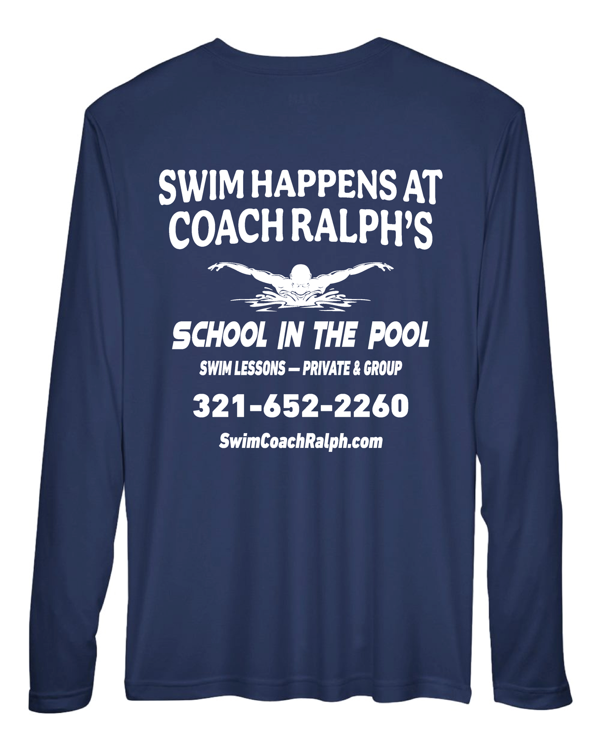 Swim Happens Long Sleeve Tee — ADULT
