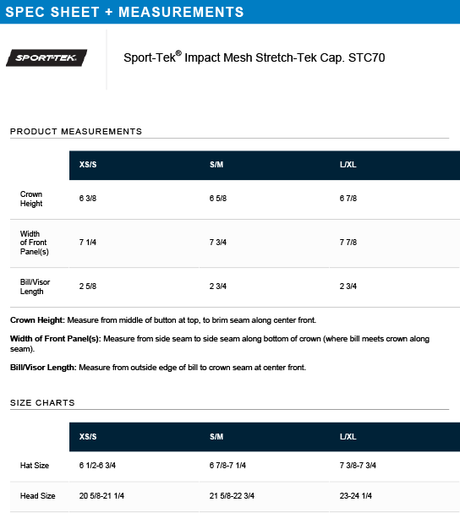 Sport-Tek Impact Mesh Stretch-Tek Cap